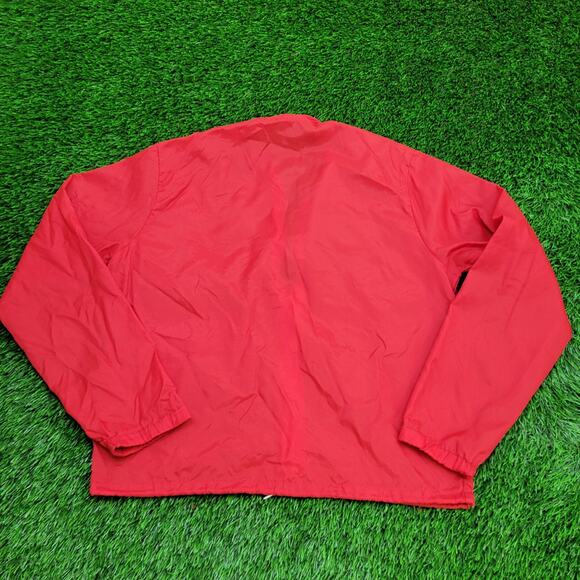Vintage 80s Windbreaker Jacket M/L 22x25 Baggy Boxy - Picture 3 of 13